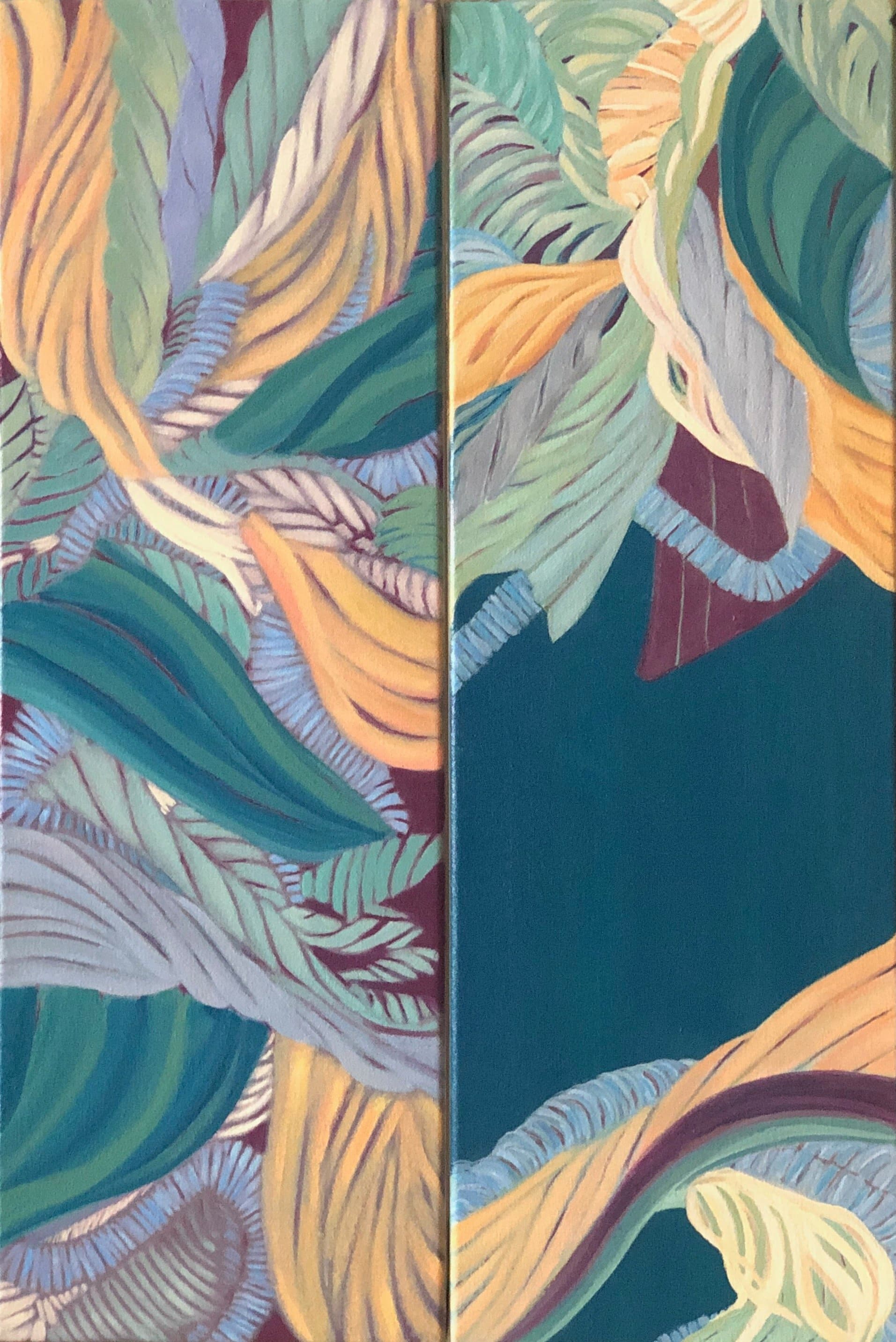 Arabesque 3 and 4 (Diptych)