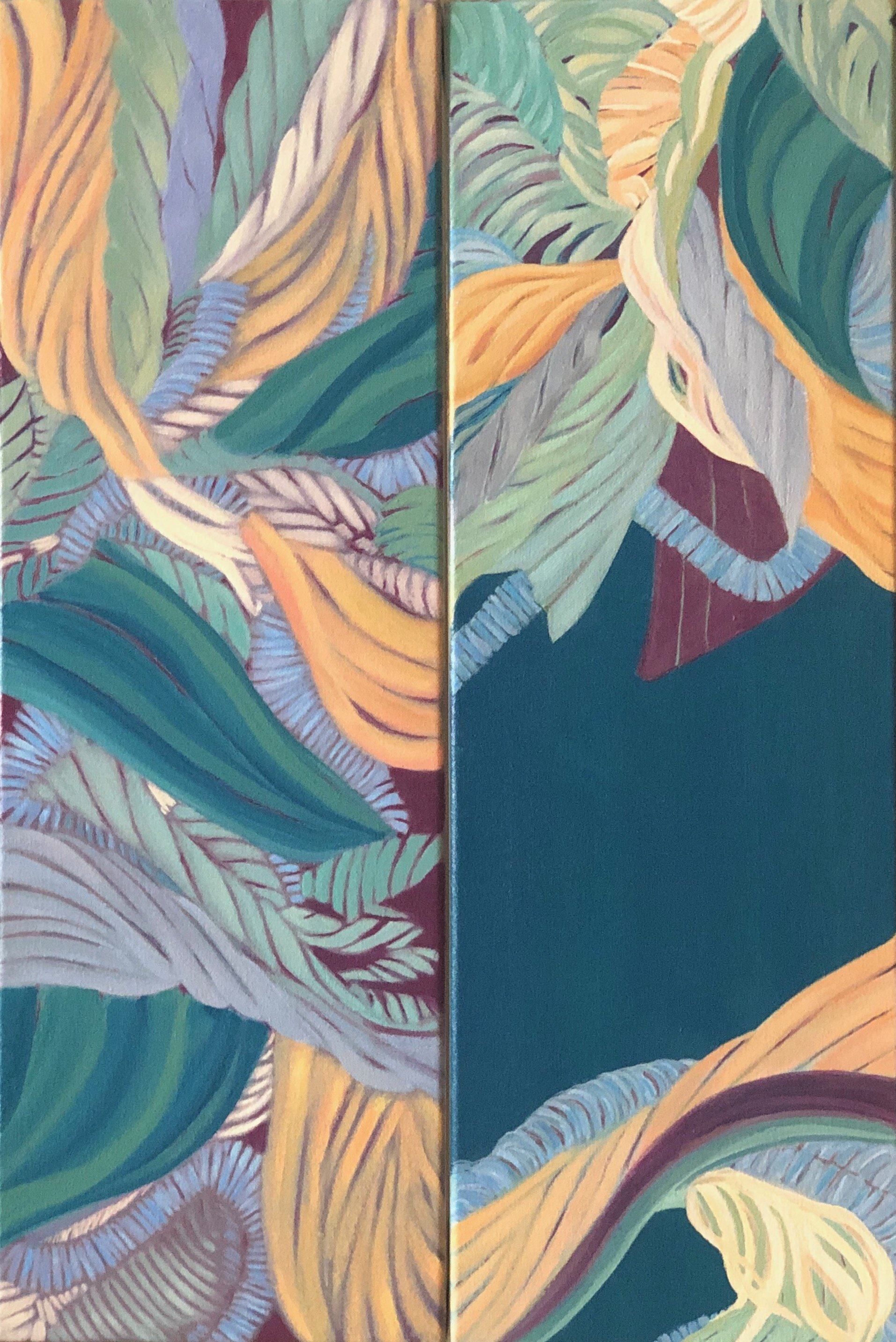 Arabesque 3 and 4 (Diptych)